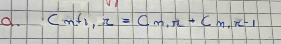 C_n+1, x=C_n,r+C_n,r-1