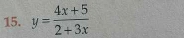 y= (4x+5)/2+3x 