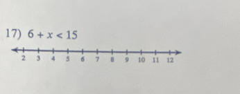 6+x<15</tex>