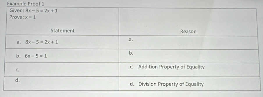 Example Proof 1