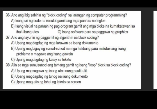 Solved: Ano ang ibig sabihin ng 