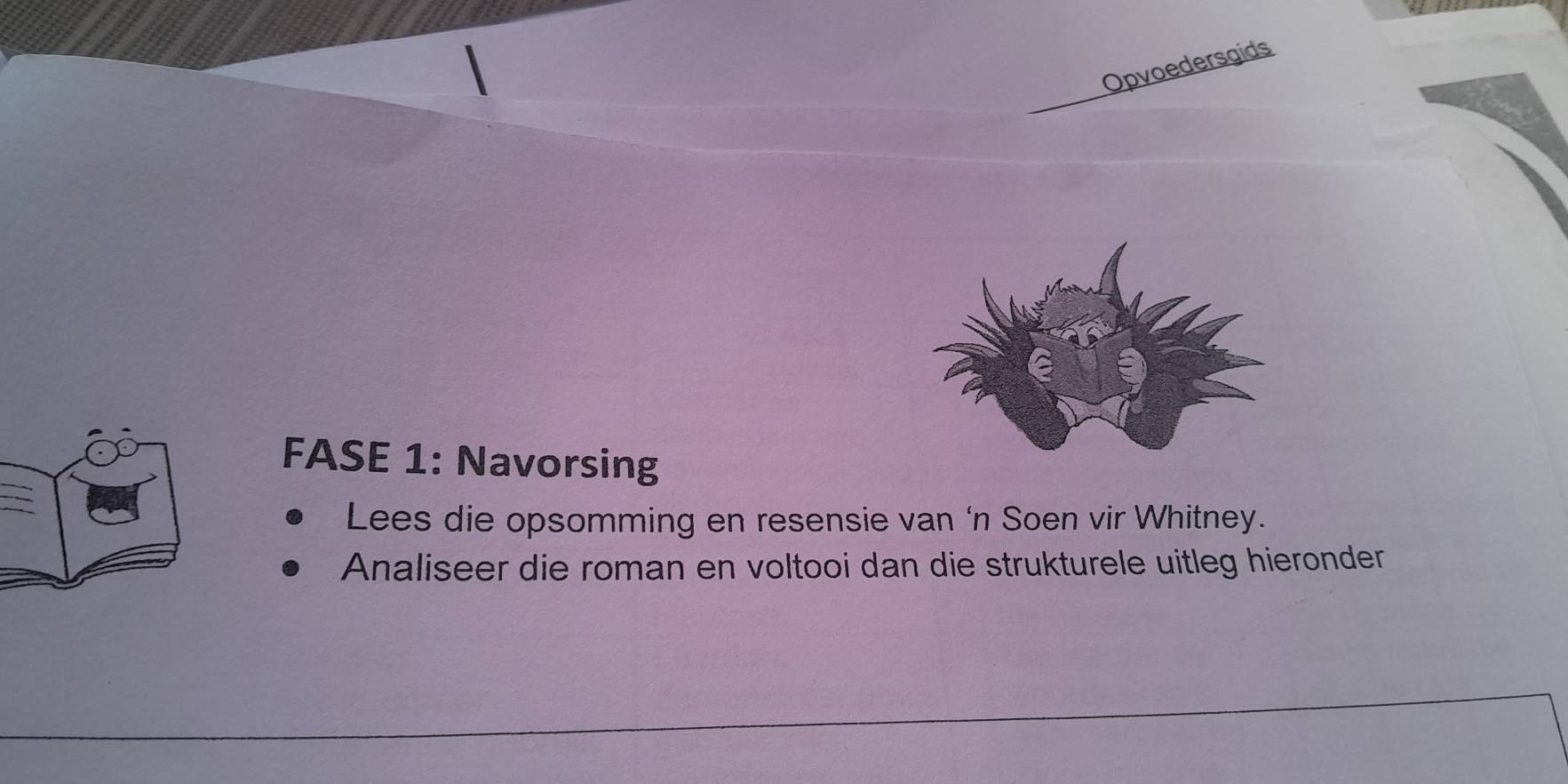 Solved: FASE 1: Navorsing Lees die opsomming en resensie van ‘n Soen ...