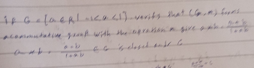 If G= a∈ R|-1 werity shat (6,x) forms 
acomomutative group with the agro korr five of v_0=frac B_01+0.6
a-ab= (a+b)/1+ab  ∈ C b closch solr c
 45^2/1250 =6