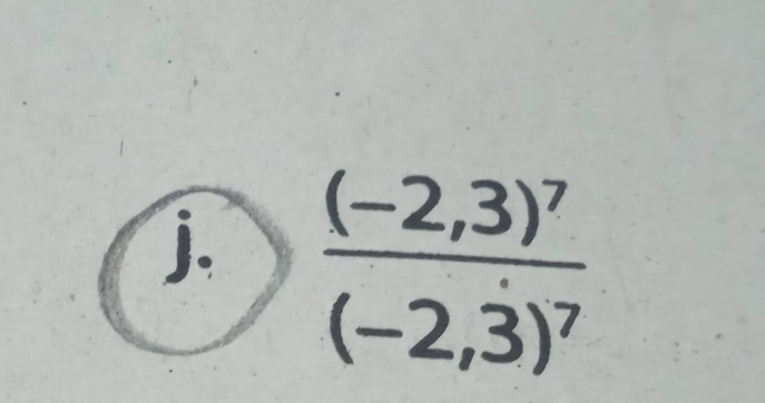 frac (-2,3)^7(-2,3)^7