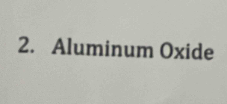 Aluminum Oxide