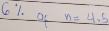 of n=4.5