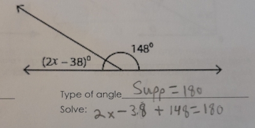 Type of angle_
Solve: