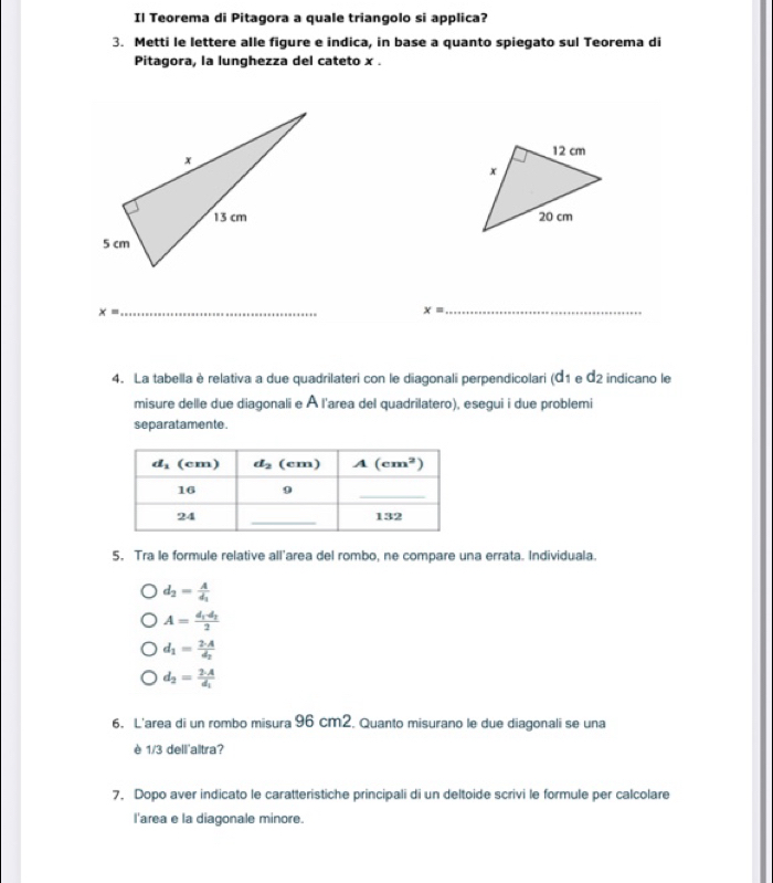 Risolto Il Teorema Di Pitagora A Quale Triangolo Si Applica 3 Metti 