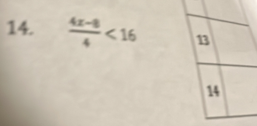  (4x-8)/4 <16</tex>