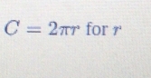 C=2π r for T^4