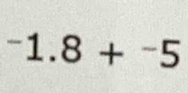 ^-1.8+^-5