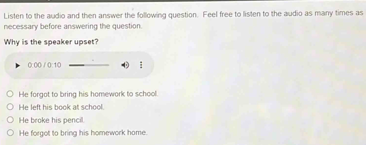 Solved: Listen to the audio and then answer the following question ...