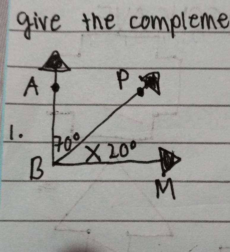 give the compleme