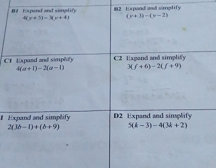 xpand and simplify
C