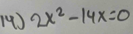 2x^2-14x=0