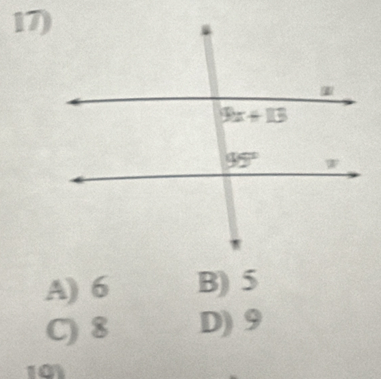 A) 6 B) 5
C) 8 D) 9
101