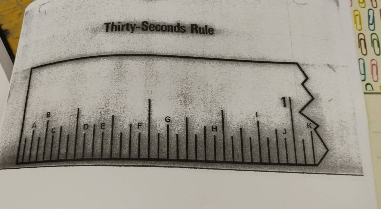 Thirty-Seconds Rule