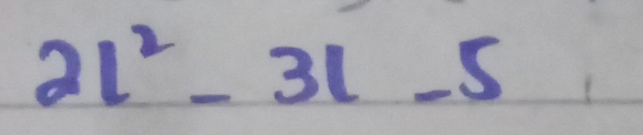 2L^2-3L-5 frac 15)^2frac 1^2