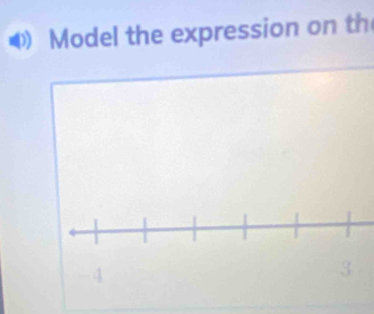 Model the expression on th