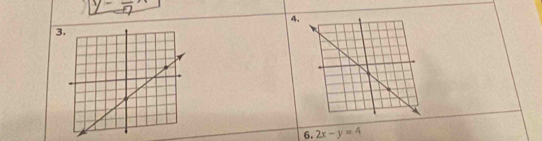 3 
6. 2x-y=4