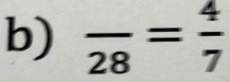 frac 28= 4/7 