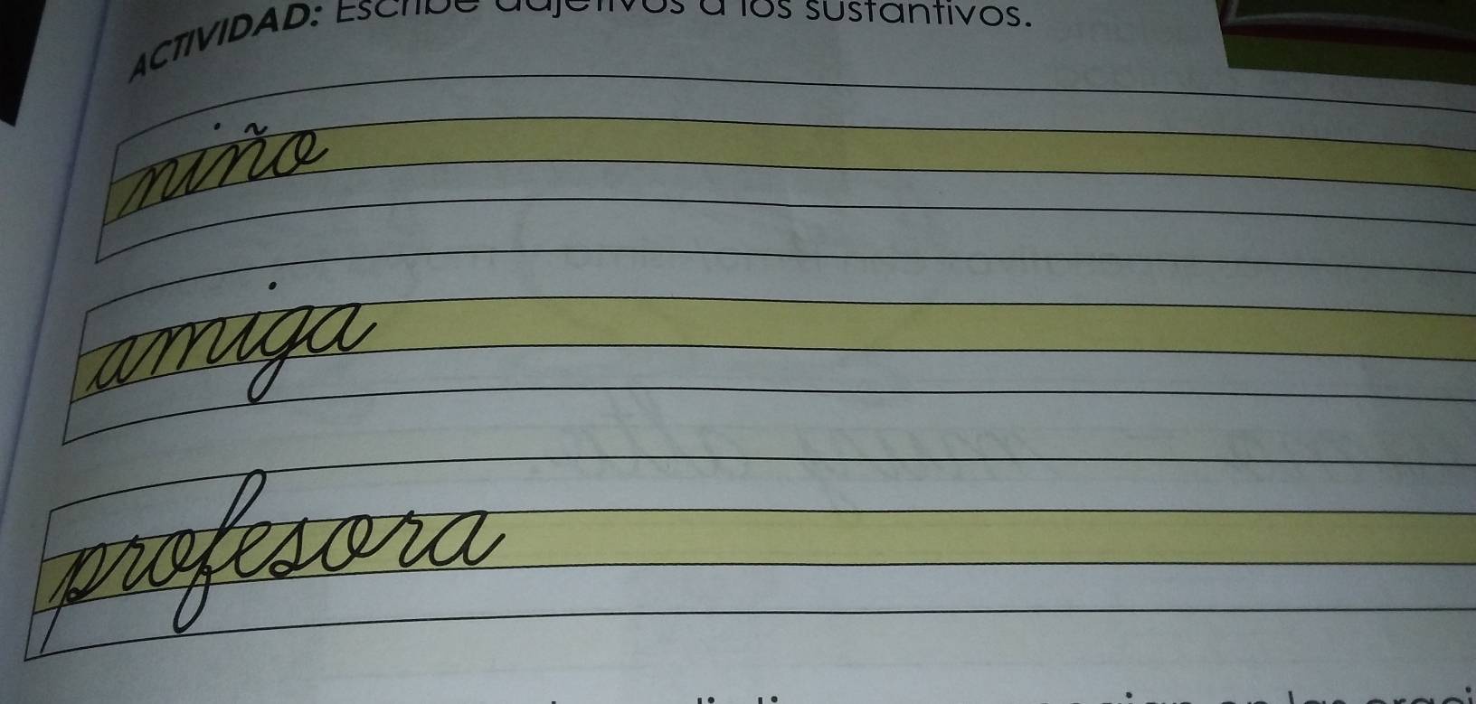 ctViDAD: ES C n d 
os sustantivos. 
_ 
_ 
_ 
_