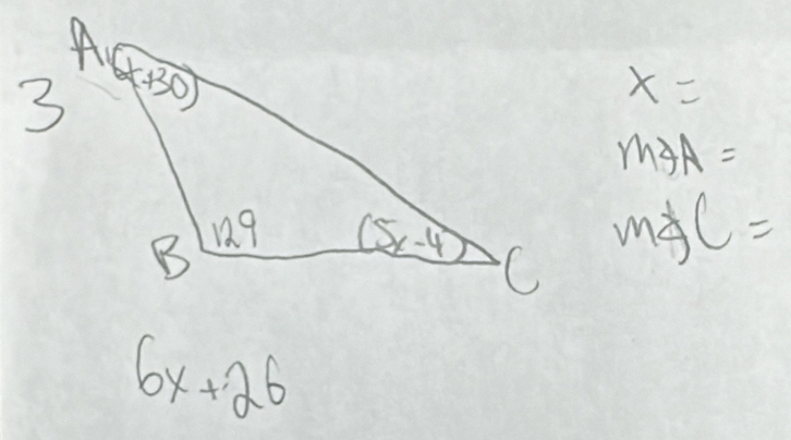 x=
mgA=
mgC=
6x+26