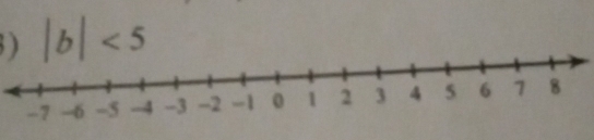 3 ) b|<5</tex>