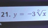 y=-3sqrt[6](x)