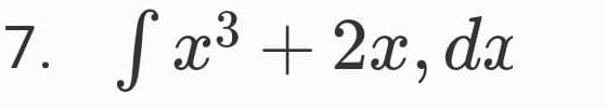 ∈t x^3+2x,dx