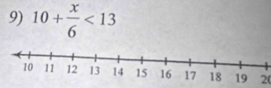 10+ x/6 <13</tex> 
2(