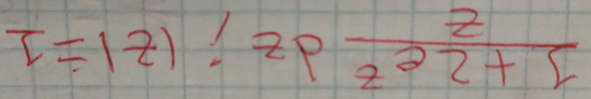 T=12|?|2p z/z^22+1 