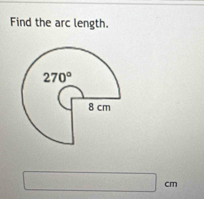 Find the arc length.
V(x)=V_1 |cπ
frac 510circ 
110)