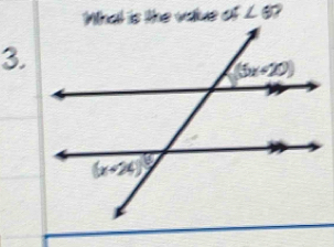 What is the vdue of ∠ 6
3.