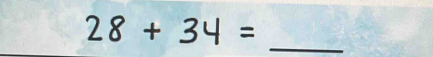 28+34=