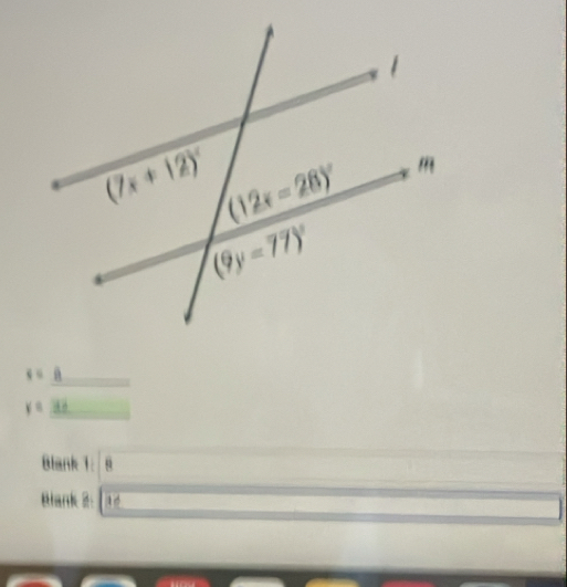 x=_ 4
y=_ 32
Blank 1 |
Blank 2: 1d