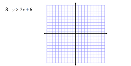 y>2x+6