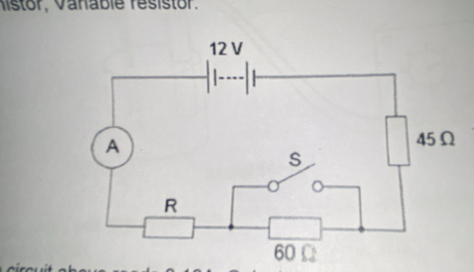 histor, Vanable resistor.