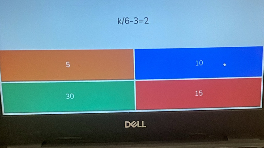 K/ 6-3=2
DeLL