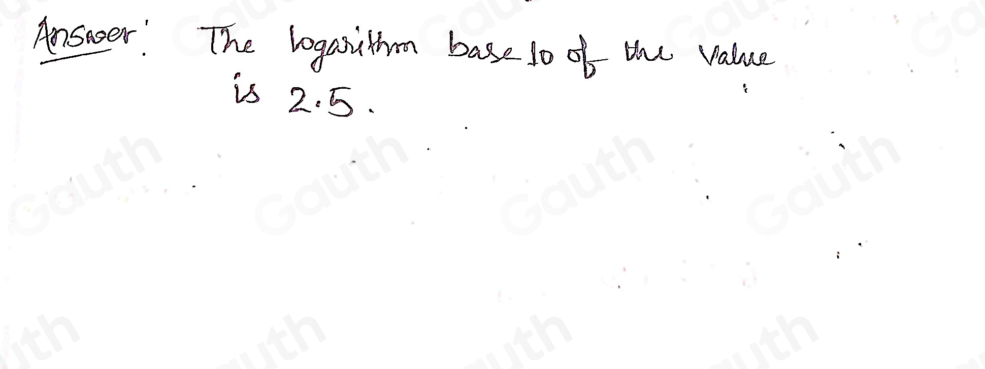 Solved: The figure shows a base- 10 logarithmic scale with point A ...