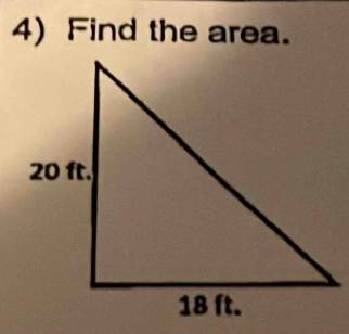 4)Find the area.