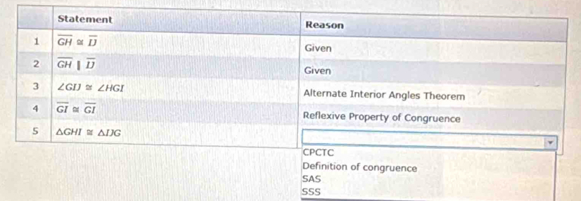 ion of congruence
SAS
SSS