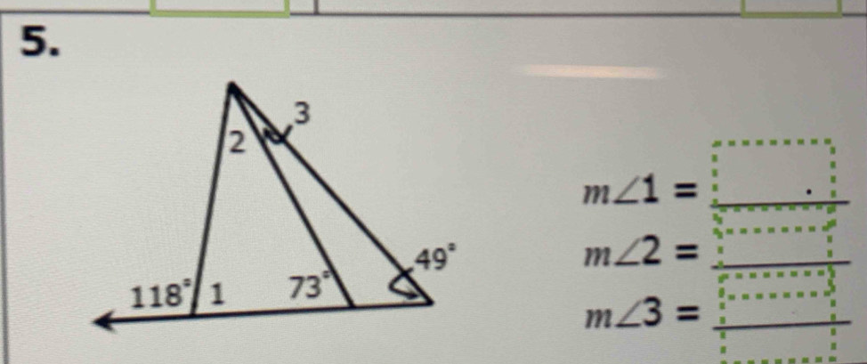 m∠ 1= :□ beginarrayr  2/3  *  5/3  hline end(array)^
m∠ 2=
sqrt(8) _ 
m∠ 3= beginarrayl x=x-x=x y=x-x=x^2 y=x^2endarray.