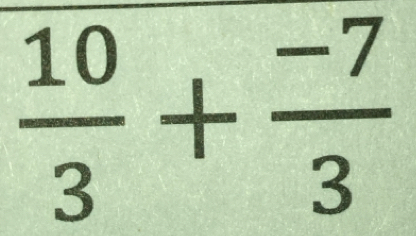  10/3 + (-7)/3 