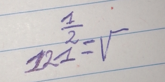  1/2 
2212==sqrt()