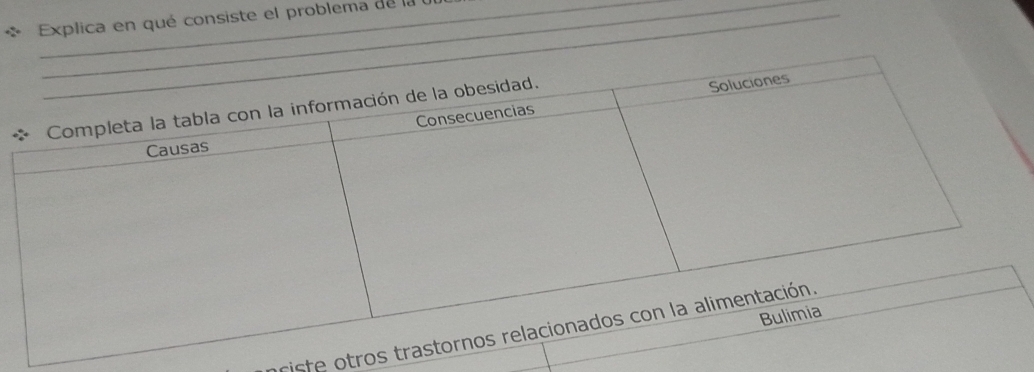 Explica en qué consiste el problema de la 
riste otros