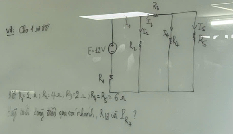 R_3
va: Cho 1no¢ǒ
Bit R_1=2 Omega ; R_2=4Omega ;R_3=2
of hind long thin guaca nhanh, Ruà P_R_4