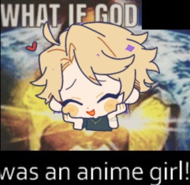 was an anime girl!