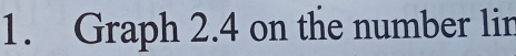 Graph 2.4 on the number lir