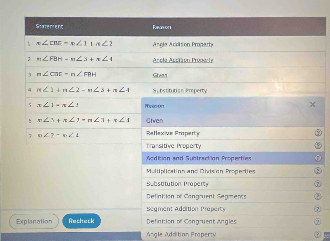 a
a
a
?
Angle Addition Property ? 6